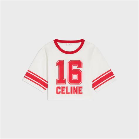 celine t shirt red